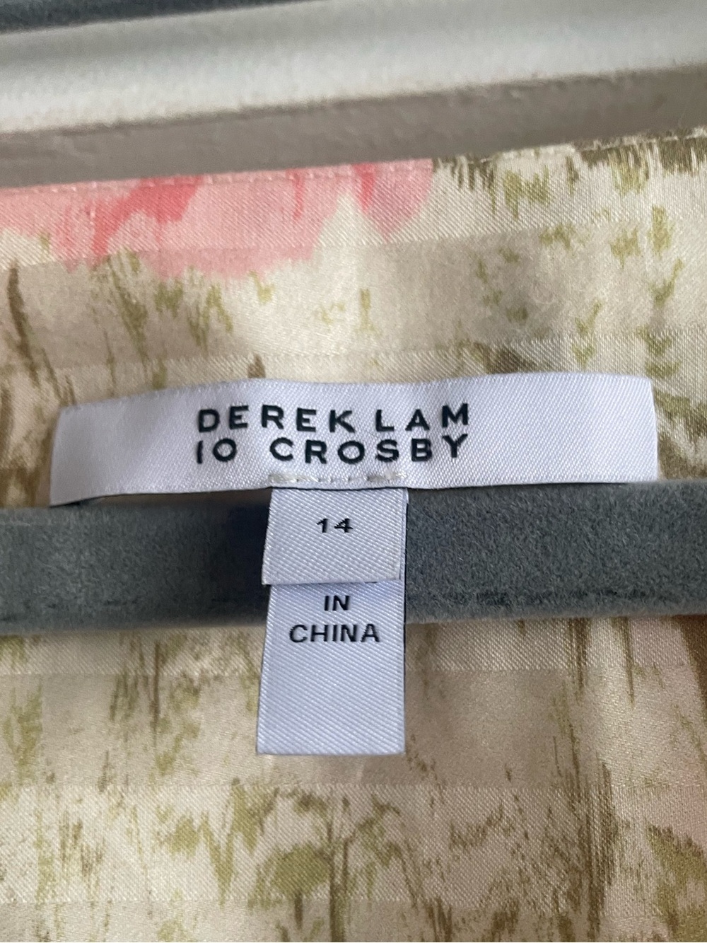 Pre-Owned.Derek Lam 10 Crosby Tora Floral Dress. Pink & Yellow. Great Condition - Picture 13 of 16